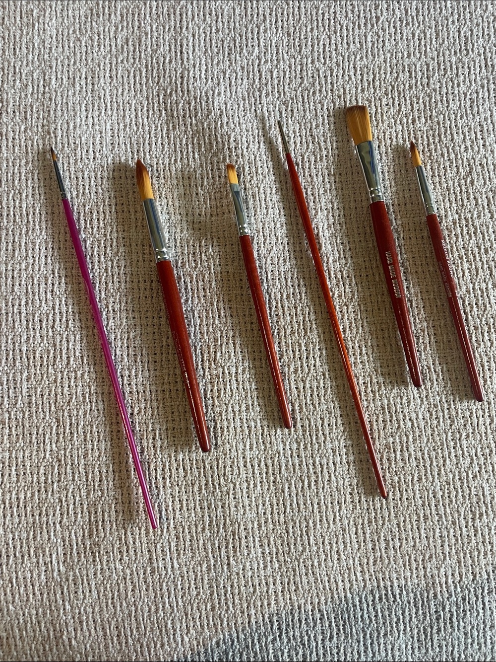 6 Paint Brushes